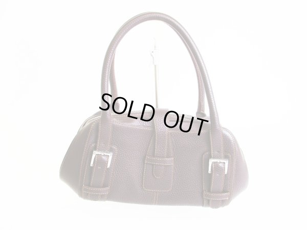 Photo2: LOEWE Brown Calf Leather Hand Bag Shopping Bag Purse #7506