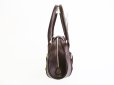 Photo4: LOEWE Brown Calf Leather Hand Bag Shopping Bag Purse #7506