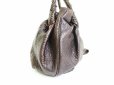 Photo3: FENDI Braided Handle Brown Leather Zucca Spy Bag Hand Bag Purse #7558