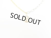 LOUIS VUITTON Gold & Silver Stainless Steel Chain Necklace Logo Mania #7612
