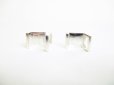 Photo3: HERMES H Motif Sterling Silver Ag925 Cufflinks Cuffs #7631