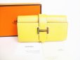 Photo1: HERMES Box Calf Beige Leather Silver Hardware 4 Pics Key Cases #7642 (1)