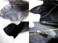 Photo9: HERMES Acapulco Black Canvas Leather Body Bag Waist Pack Purse #7692