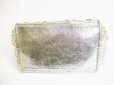 Photo5: Jimmy Choo Metal Stars Silver Leather Tote Bag Purse SOFIA S #7719