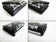 Photo7: BALENCIAGA Graffiti Black Leather Trifold Mini Wallet Purse #7741