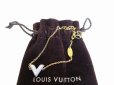 Photo10: LOUIS VUITTON Gold Platd Essential V Bracelet Small Size #7746