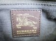 Photo10: BURBERRY Hymarket Check Brown PVC Hand Bag Tote Bag Purse #7785