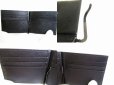 Photo8: PRADA Black Saffiano Leather Bifold Bill Wallet w/Bill Clip #7851