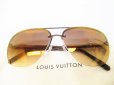 Photo1: LOUIS VUITTON 2009 SS Collection Pilot Sunglasses Eye Wear Socoa Damier #7861 (1)