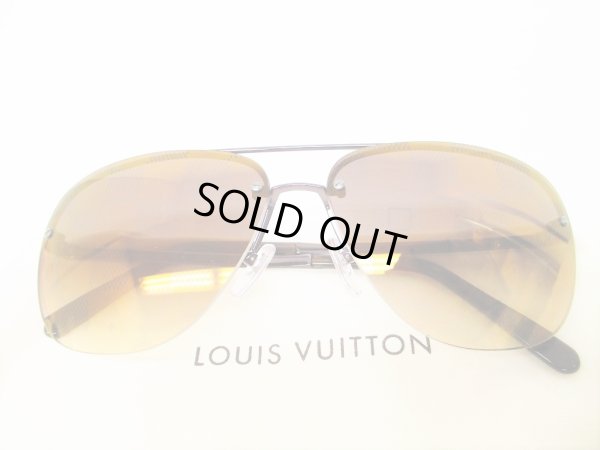 Photo1: LOUIS VUITTON 2009 SS Collection Pilot Sunglasses Eye Wear Socoa Damier #7861