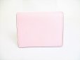 Photo2: FENDI F IS FENDI Pink Leather Bifold Long Wallet Compact Wallet #7884 (2)