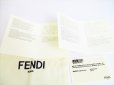 Photo11: FENDI F IS FENDI FF Silver Leather Micro Trifold Wallet #7904