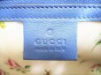 Photo10: GUCCI Limited Japan GG Marmont Blue Denim Hand Bag w/Strap #7914