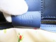 Photo11: GUCCI Limited Japan GG Marmont Blue Denim Hand Bag w/Strap #7914