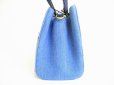 Photo4: GUCCI Limited Japan GG Marmont Blue Denim Hand Bag w/Strap #7914