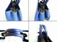 Photo7: GUCCI Limited Japan GG Marmont Blue Denim Hand Bag w/Strap #7914