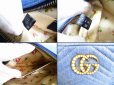 Photo11: GUCCI GG Marmont Blue Denim Small Shoulder Bag Crossbody Bag #7915