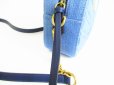 Photo9: GUCCI GG Marmont Blue Denim Small Shoulder Bag Crossbody Bag #7915