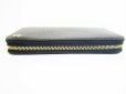 Photo6: GUCCI Interlocking G Black Leather Round Zip Long Wallet Purse #7957