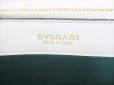 Photo10: BVLGARI Serpenti Forever White Leather Half Round Zip Wallet #7969