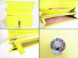 Photo8: BVLGARI Yellow Leather Logo Clip Bifold Long Wallet #7971