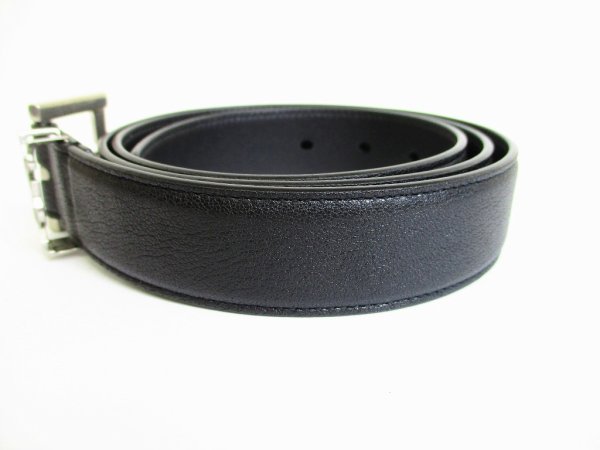 Photo2: Saint Laurent Paris YSL Yves Saint Laurent Leather Belt Size 89-99cm #7974