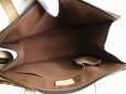 Photo8: LOUIS VUITTON Monogram Brown Leather Tote Bag Purse Popincourt Haut #7980