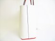 Photo3: Christian Louboutin White Leather Cabata Tote Bag Shopping Bag Purse #7983