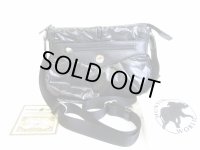 HUNTING WORLD Black Nylon Crossbody Bag Shoulder Bag Purse #7988