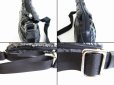 Photo7: HUNTING WORLD Black Nylon Crossbody Bag Shoulder Bag Purse #7988