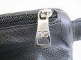 Photo12: DOLCE&GABBANA Black Leather Waist Pack Body Bag Purse #8007