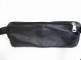 Photo2: DOLCE&GABBANA Black Leather Waist Pack Body Bag Purse #8007 (2)