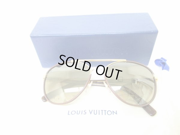 Photo1: LOUIS VUITTON Damier Eye Wear Attraction Pilot Sunglasses #8012