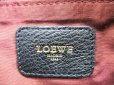 Photo10: LOEWE Black Leather Single Gold Zip Hand Bag Purse Amazona 28 #8032