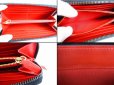 Photo8: Christian Louboutin Panettone Heart Motif Enamel Round Zip Wallet #8047