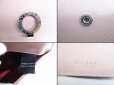 Photo10: BVLGARI Light Pink Leather Logo Clip Bifold Long Wallet #8049