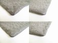 Photo6: Jimmy Choo Embossed Stars Gray and Black Leather Clutch Bag #8059