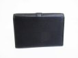 Photo2: Yves Saint Laurent YSL Black Leather Card Holder #8063 (2)