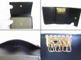 Photo8: BVLGARI Coated Heritage Canvas Black Calf Leather 6 Pics Key Cases #8076