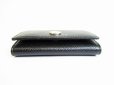 Photo5: BVLGARI Black Grain Calf Leather Business Card Case Card Holder #8080