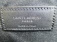 Photo10: Saint Laurent Paris YSL Stars Patchwork Black Canvas Backpack Day Pack #8085