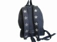 Photo2: Saint Laurent Paris YSL Stars Patchwork Black Canvas Backpack Day Pack #8085 (2)