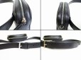 Photo7: Jimmy Choo Stars Motif Black Leather Waist Back Camera Bag Purse #8086