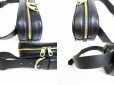 Photo7: Salvatore Ferragamo Gancini Black Leather Waist Pack Body Bag #8102