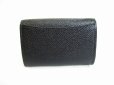 Photo2: BVLGARI Leather Black Logo Clip Coin Purse #8114 (2)