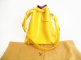 Photo1: LOUIS VUITTON Epi Yellow Leather Shoulder Bag Purse Petit Noe #8120 (1)