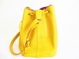 Photo3: LOUIS VUITTON Epi Yellow Leather Shoulder Bag Purse Petit Noe #8120