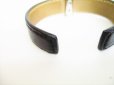 Photo8: BVLGARI BVLGARIBVLGARI Black Leather Bracelet Bangle #8129