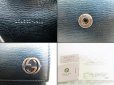 Photo11: GUCCI Interlocking G Metallic Blue Leather 6 Pics Key Cases #8137