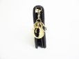 Photo4: Christian Dior Lady Dior Black Leather Card Holder #8149